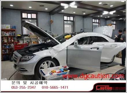 벤츠 cls350 전체랩핑시공입니다.[대구랩핑][포르쉐랩핑][자동차랩핑][벤츠cls350] / 대구 수성구 황금동