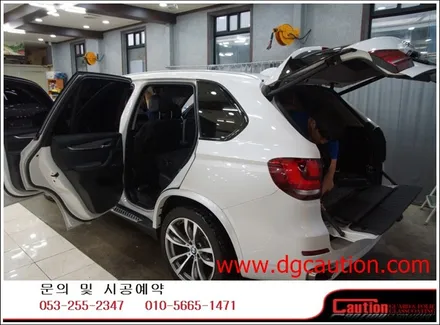 BMW X5 루프스킨/크롬몰딩/루프렉 탑폴리에 시공입니다.[대구랩핑][BMW랩핑][루프스킨][대구PPF] / 대구 수성구 황금동
