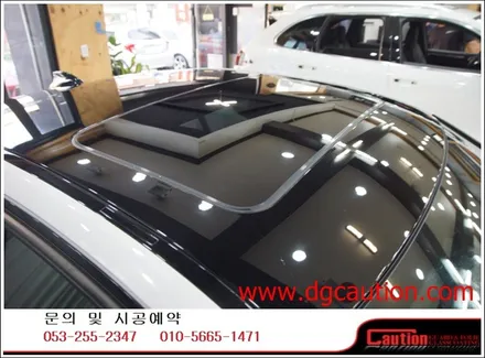 bmw 320i 루프스킨 탑폴리에 시공입니다.[대구랩핑][대구ppf][bmw루프스킨][bmw랩핑] / 대구 수성구 황금동