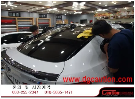 대구BMW X6 루프스킨/크롬몰딩랩핑시공입니다.[대구랩핑][대구PPF][BMW랩핑][크롬죽이기] / 대구 수성구 황금동