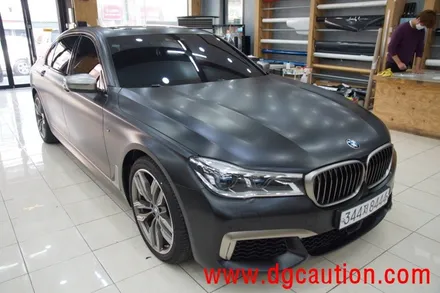대구PPF 대구랩핑 BMW 760LI 전체 사틴블랙 시공 / 대구 수성구 황금동
