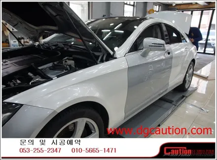 벤츠 cls350 전체랩핑시공입니다.[대구랩핑][포르쉐랩핑][자동차랩핑][벤츠cls350] / 대구 수성구 황금동