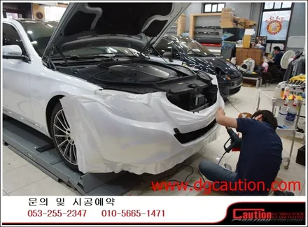 벤츠S350 화이트골드펄 전체시공입니다.[대구랩핑][대구PPF][벤츠랩핑][화이트랩핑] / 대구 수성구 황금동