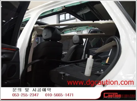 BMW X5 루프스킨/크롬몰딩/루프렉 탑폴리에 시공입니다.[대구랩핑][BMW랩핑][루프스킨][대구PPF] / 대구 수성구 황금동