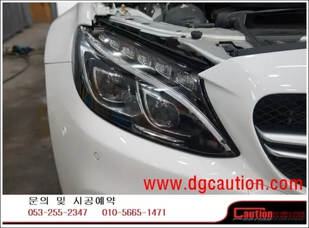 벤츠 C63AMG 루프 탑폴리에 및 라이트 PPF 시공입니다.  #ppf #대구PPF #랩핑 #대구랩핑 #카스킨 #대구카스킨 / 대구 수성구 황금동