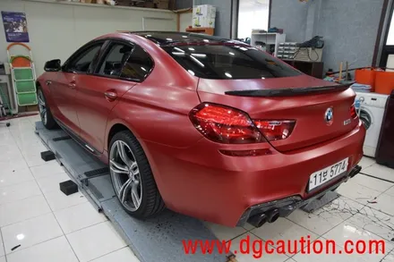 대구랩핑 대구PPF전문 BMW640D 사틴 뱀파이어 래드 전체시공 / 대구 수성구 황금동