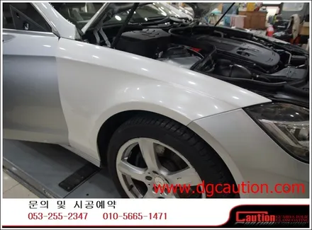 벤츠 cls350 전체랩핑시공입니다.[대구랩핑][포르쉐랩핑][자동차랩핑][벤츠cls350] / 대구 수성구 황금동