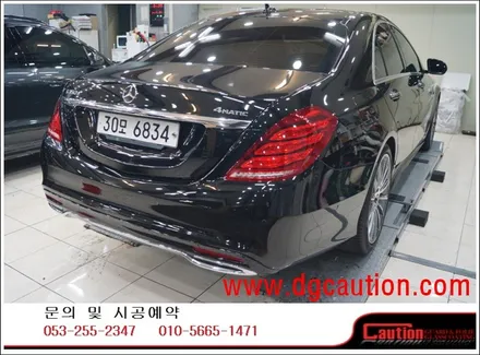 벤츠 S350D 뒷범퍼 PPF 사고로 인해 재시공입니다. #대구랩핑 #대구래핑 #대구카스킨 #대구탑폴리에 / 대구 수성구 황금동