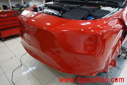 대구PPF 대구랩핑 벤츠 CLA 250 4MATIC 전체 드래곤 레드 랩핑 / 대구 수성구 황금동