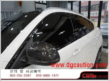 대구BMW X6 루프스킨/크롬몰딩랩핑시공입니다.[대구랩핑][대구PPF][BMW랩핑][크롬죽이기] / 대구 수성구 황금동