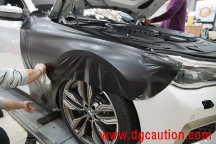 대구PPF 대구랩핑 BMW 760LI 전체 사틴블랙 시공 / 대구 수성구 황금동