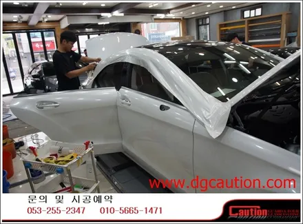 벤츠 cls350 전체랩핑시공입니다.[대구랩핑][포르쉐랩핑][자동차랩핑][벤츠cls350] / 대구 수성구 황금동