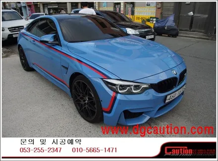 BMW M4 M퍼포먼스 데칼 시공입니다. / 대구 수성구 황금동
