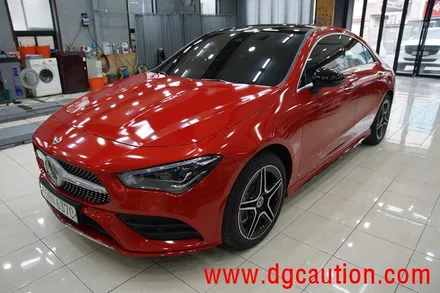 대구PPF 대구랩핑 벤츠 CLA 250 4MATIC 전체 드래곤 레드 랩핑 / 대구 수성구 황금동