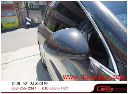 포르쉐카이엔디젤 전체랩핑 입니다.[대구랩핑][포르쉐랩핑][대구카스킨][유광블랙랩핑] / 대구 수성구 황금동