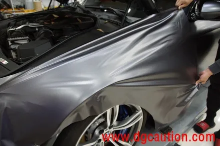 대구PPF 대구랩핑 BMW M5 전체 사틴 다크 그레이 래핑 / 대구 수성구 황금동