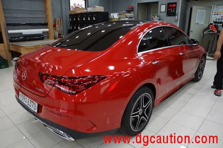 대구PPF 대구랩핑 벤츠 CLA 250 4MATIC 전체 드래곤 레드 랩핑 / 대구 수성구 황금동