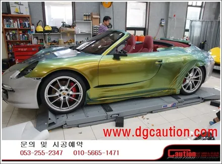 포르쉐 911 카브리올레 전체 카멜레온 랩핑입니다.  #ppf #대구PPF #랩핑 #대구랩핑 #카스킨 #대구카스킨 #래핑 #대구래핑 / 대구 수성구 황금동