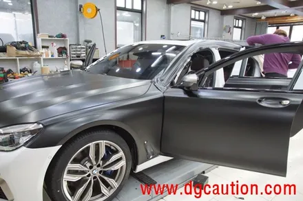 대구PPF 대구랩핑 BMW 760LI 전체 사틴블랙 시공 / 대구 수성구 황금동