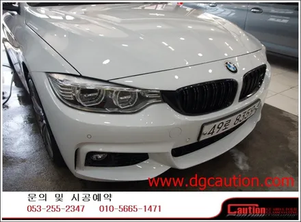 bmw 428i 사이드도어데칼&카본립부분ppf 시공입니다.[대구ppf][bmw랩핑][대구랩핑][bmw데칼] / 대구 수성구 황금동