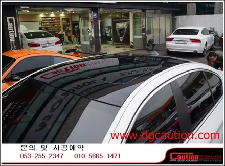 BMW 520D 루프스킨/사이드미러/PPF 시공입니다.[대구랩핑][BMW랩핑][자동차랩핑] / 대구 수성구 황금동
