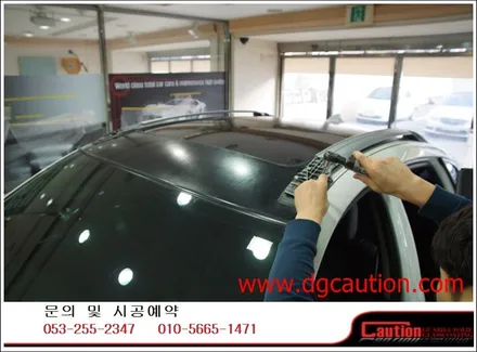 BMW X6 루프스킨 탑폴리에 시공입니다.[대구랩핑][대구루프스킨][BMW랩핑][대구BMW랩핑] / 대구 수성구 황금동