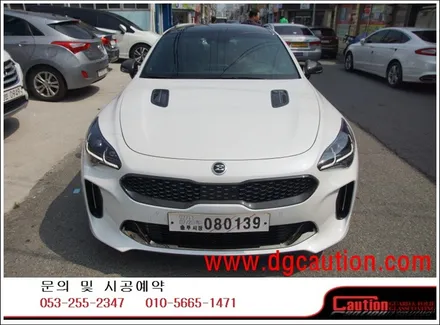 기아 스팅어 GT 일반 루프스킨 및 PPF 부분 시공입니다.  #ppf #대구PPF #랩핑 #대구랩핑 #카스킨 #대구카스킨 #래핑 #대구래핑 / 대구 수성구 황금동