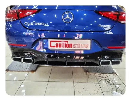 벤츠 CLS300D 디퓨져 카본랩핑 시공 <대구랩핑><대구PPF> / 대구 수성구 황금동