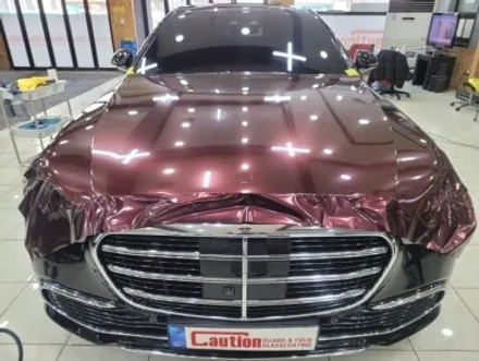 벤츠 S350D 듀오톤 랩핑 시공<대구랩핑><대구PPF> / 대구 수성구 황금동