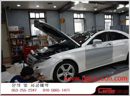 벤츠 cls350 전체랩핑시공입니다.[대구랩핑][포르쉐랩핑][자동차랩핑][벤츠cls350] / 대구 수성구 황금동