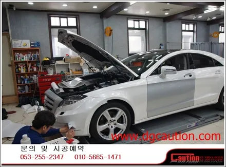 벤츠 cls350 전체랩핑시공입니다.[대구랩핑][포르쉐랩핑][자동차랩핑][벤츠cls350] / 대구 수성구 황금동