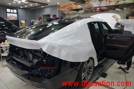 대구PPF 대구랩핑 BMW 6GT 전체 다이아몬드 화이트 시공 / 대구 수성구 황금동