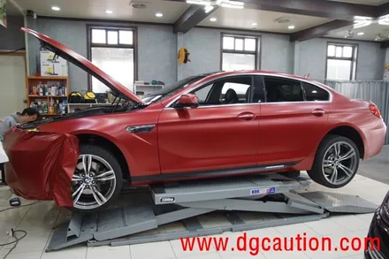 대구랩핑 대구PPF전문 BMW640D 사틴 뱀파이어 래드 전체시공 / 대구 수성구 황금동