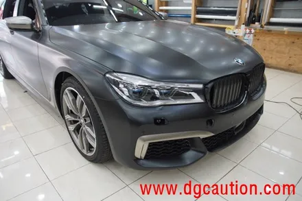 대구PPF 대구랩핑 BMW 760LI 전체 사틴블랙 시공 / 대구 수성구 황금동