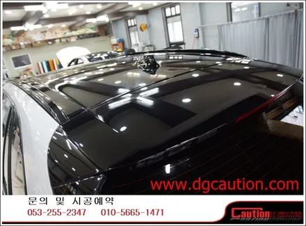 BMW X5 루프스킨/크롬몰딩/루프렉 탑폴리에 시공입니다.[대구랩핑][BMW랩핑][루프스킨][대구PPF] / 대구 수성구 황금동