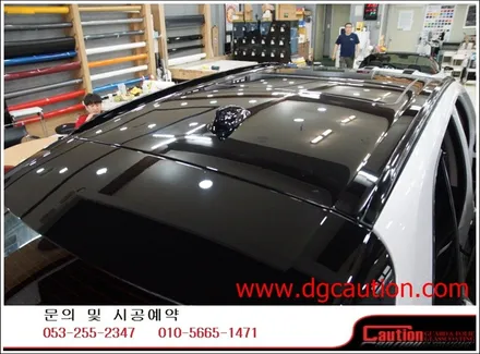 BMW X5 루프스킨/크롬몰딩/루프렉 탑폴리에 시공입니다.[대구랩핑][BMW랩핑][루프스킨][대구PPF] / 대구 수성구 황금동