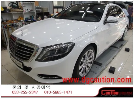 벤츠 S350 전체 골드펄 화이트 시공입니다.  #ppf #대구PPF #랩핑 #대구랩핑 #카스킨 #대구카스킨 / 대구 수성구 황금동