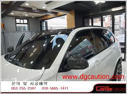 BMW X5 루프스킨/크롬몰딩/루프렉 탑폴리에 시공입니다.[대구랩핑][BMW랩핑][루프스킨][대구PPF] / 대구 수성구 황금동