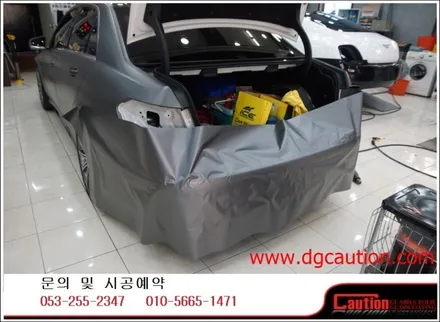 벤츠e63amg 사고후부분랩핑시공입니다.[대구랩핑][대구ppf][대구카스킨][대구후퍼옵틱] / 대구 수성구 황금동