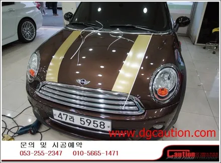 미니쿠퍼 데칼시공입니다.[미니쿠퍼데칼][데칼][대구bmw][대구ppf] | / 대구 수성구 황금동