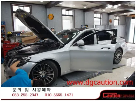 벤츠S350 화이트골드펄 전체시공입니다.[대구랩핑][대구PPF][벤츠랩핑][화이트랩핑] / 대구 수성구 황금동