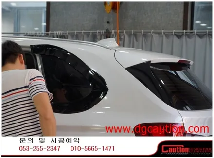 BMW X5 루프스킨/크롬몰딩/루프렉 탑폴리에 시공입니다.[대구랩핑][BMW랩핑][루프스킨][대구PPF] / 대구 수성구 황금동