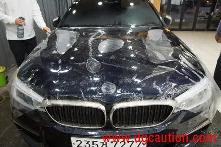 BMW M550D 본넷PPF 및 생활보호 B 사이드 M 퍼포먼스 데칼 작업 대구PPF 대구랩핑 / 대구 수성구 황금동