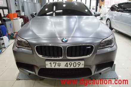 대구PPF 대구랩핑 BMW M5 전체 사틴 다크 그레이 래핑 / 대구 수성구 황금동