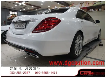 벤츠 S350 전체 골드펄 화이트 시공입니다.  #ppf #대구PPF #랩핑 #대구랩핑 #카스킨 #대구카스킨 / 대구 수성구 황금동
