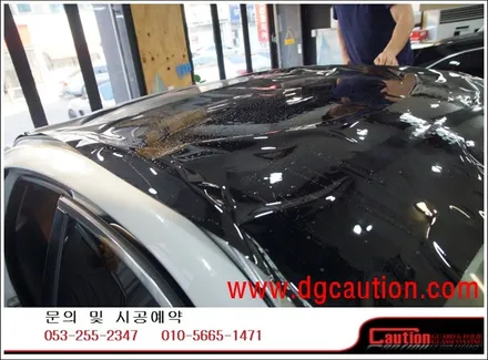 대구BMW X6 루프스킨/크롬몰딩랩핑시공입니다.[대구랩핑][대구PPF][BMW랩핑][크롬죽이기] / 대구 수성구 황금동