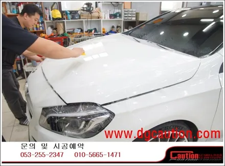 벤츠 A45 AMG PPF 스텝2 및 후방 라이트 필름 시공입니다. #대구랩핑 #대구래핑 #대구탑폴리에 #대구카스킨 / 대구 수성구 황금동