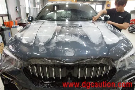 대구PPF BMW X6 30D 본넷 앞범퍼 생활보호 시공 / 대구 수성구 황금동