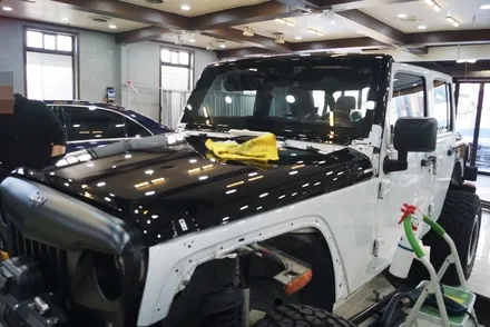 JEEP KPMF 탑폴리에 블랙 전체랩핑시공<대구랩핑><대구PPF> / 대구 수성구 황금동