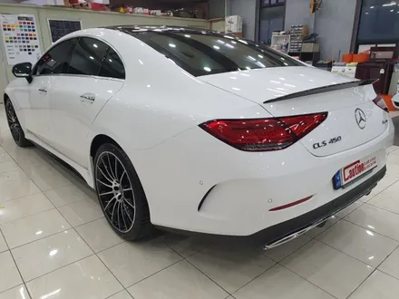 벤츠 CLS450 저황변PPF 전체시공/탑폴리에 루프스킨/부분 탑폴리에 랩핑시공<대구PPF><대구랩핑> / 대구 수성구 황금동